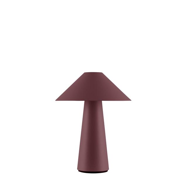 Globen Lighting Cannes Transportabel Lampe i Burgunder