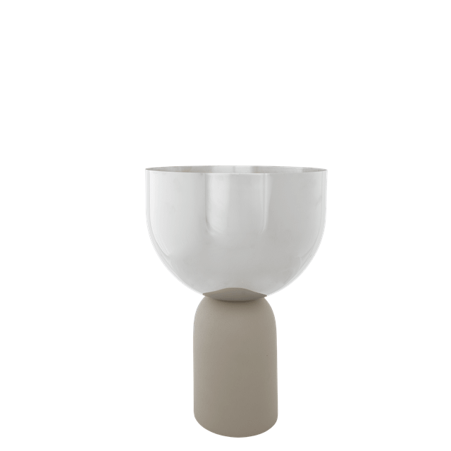 Aytm Torus Blomsterpotte 22 cm - Sølv Taupe Elegance