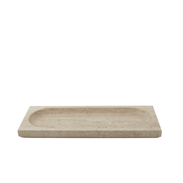 Aytm Regina Fad 40 cm i Travertin - Æstetisk Design