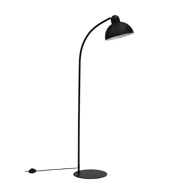 Dyberg Larsen Eric Gulvlampe i Sort med Flad Base