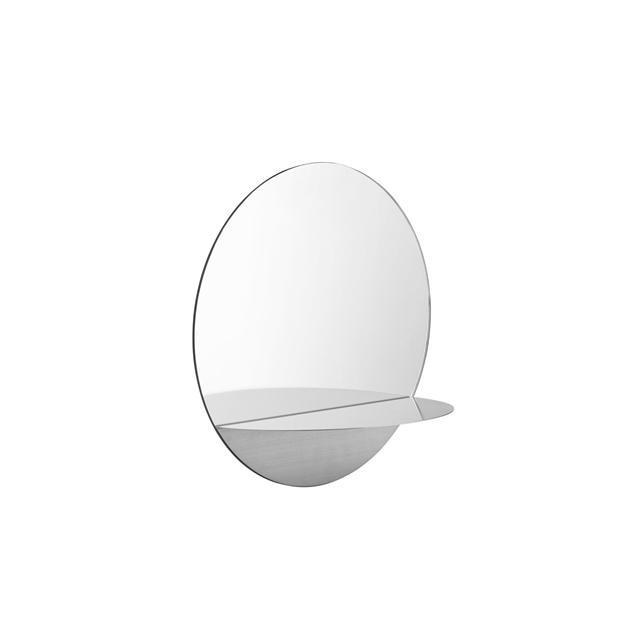 Normann Copenhagen Horizon Vægspejl i Rund Stål