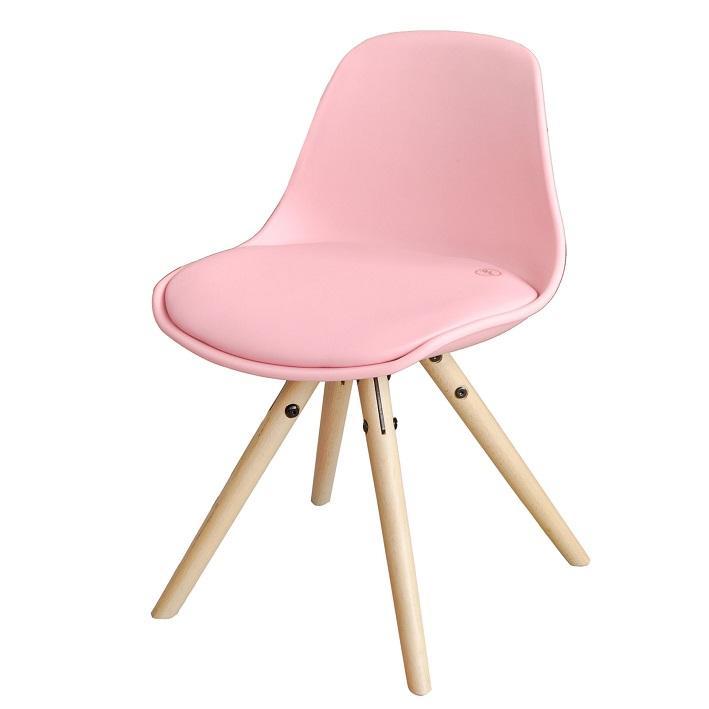 Moderne Pink Stol til Børn - Let og Solid Møbel