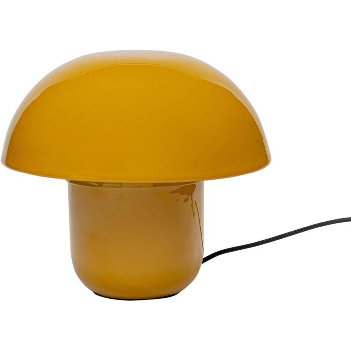 Kare Design Champignon Bordlampe i Gul Emalje