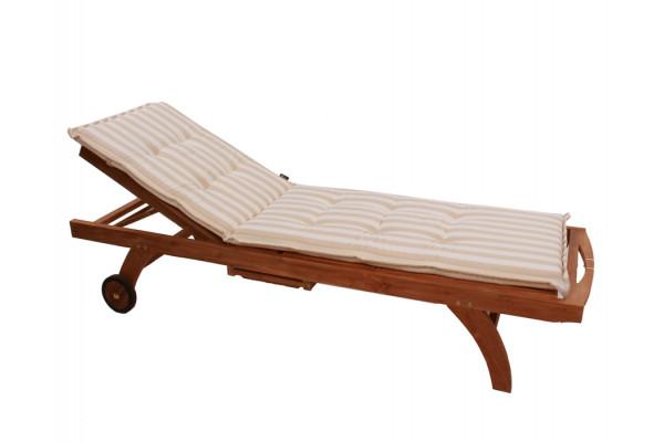 Aston Solvognshynde i Beige-hvid Striber - Tilbud!
