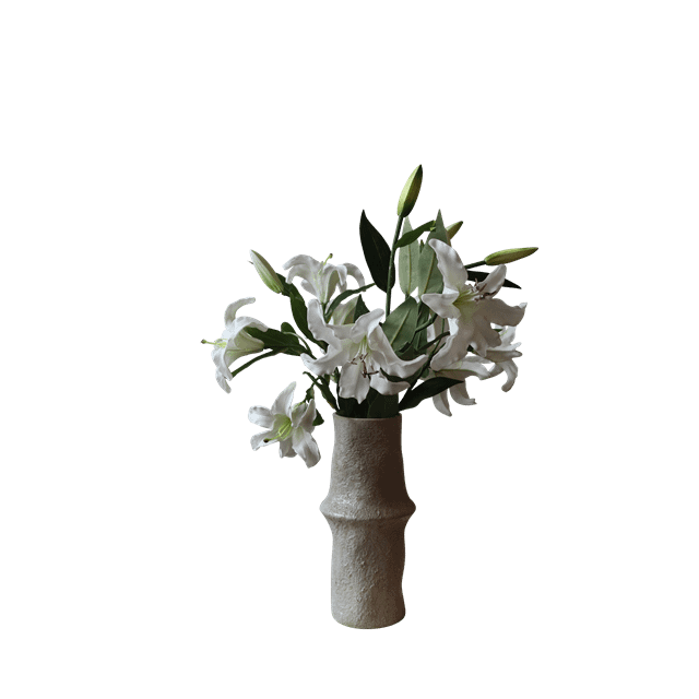 Botané Elegant Lily Buket i Hvid - Eksklusiv Blomsterdekoration