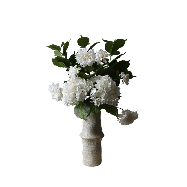 Botané Soft Serve Buket - Hvid Grøn Dekoration