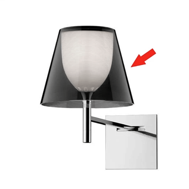 Flos Ktribe F1/W Fumé Diffuser - Elegance til Dit Rum