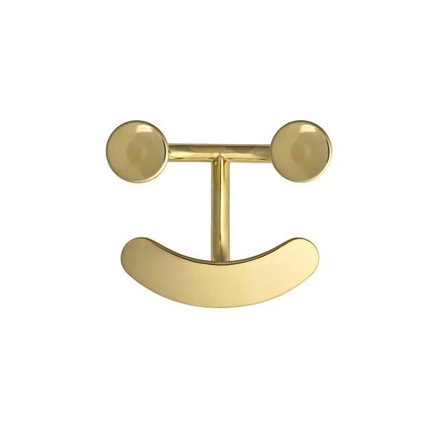 Fritz Hansen Happy Hook Knage i Messing - Glæde til Hjemmet