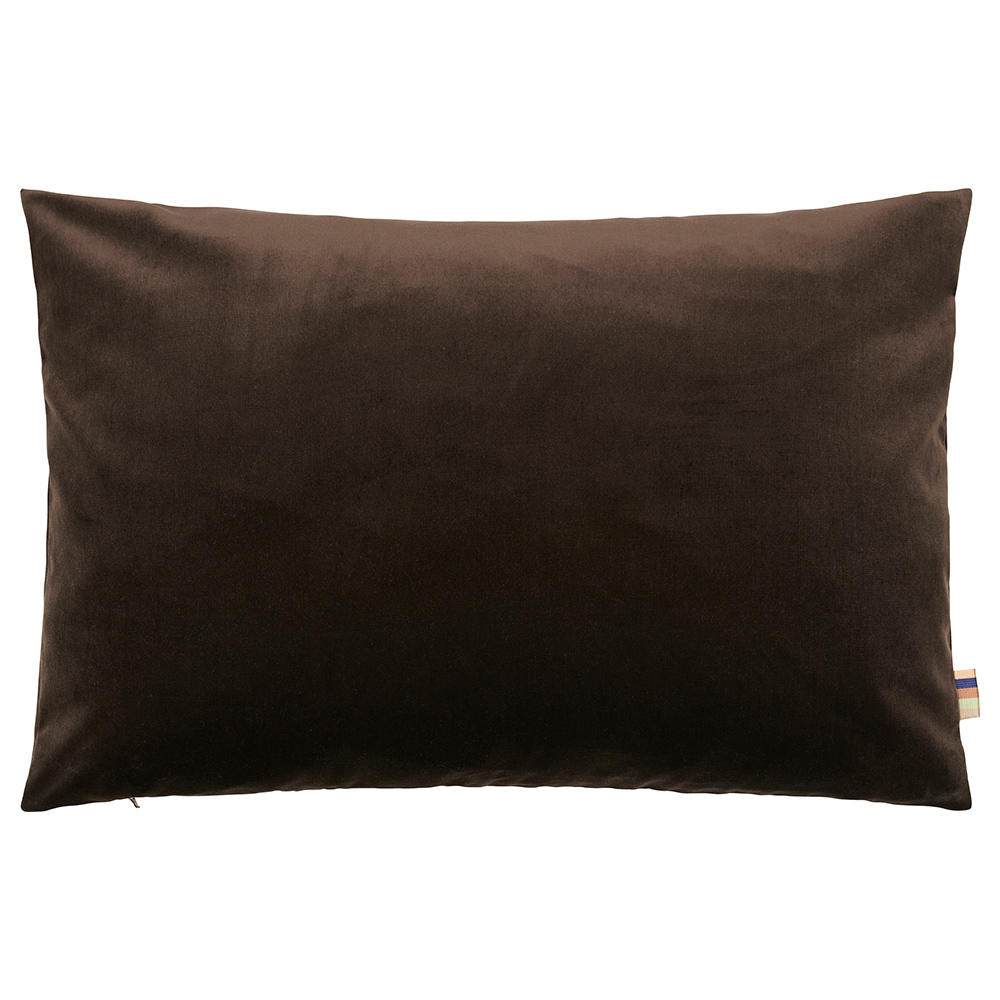 Hmt Pyntepude i Mørkebrun Velour - Elegant og Komfortabel