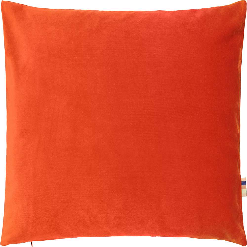 Hmt Pyntepude i Orange Velour - 40x40 cm