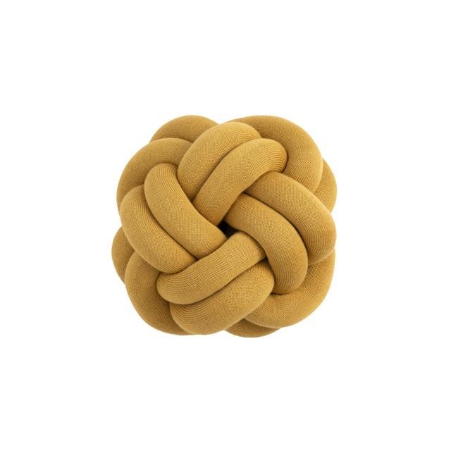 Design House Stockholm Knot Pude - Gul Dekorativ Pude