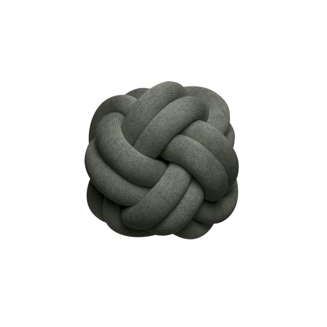 Design House Stockholm Knot Pude - Skovgrøn Elegance