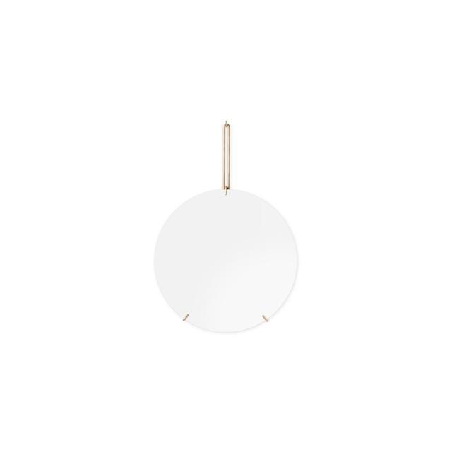 Moebe Vægspejl Ø30 i Messing - Elegant Design