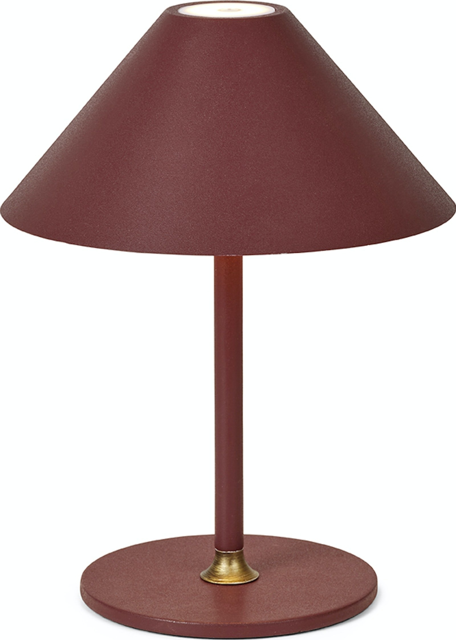 Hygge  Bordlampe  Genopladelig Batteri  Bordeaux  H15x19    Metal