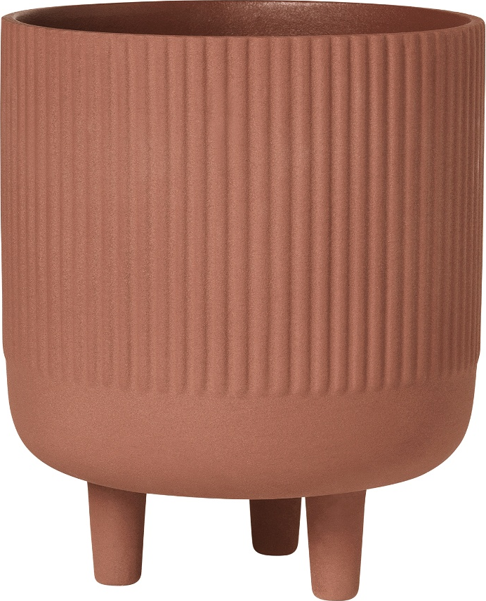 Bowl  Skål  Rød  H21x23x46    Terracotta